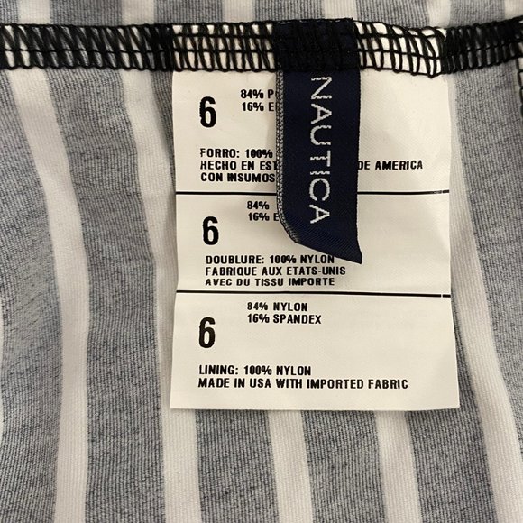 Nautica Striped Tankini Top - Picture 5 of 8
